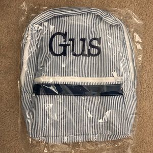 Toddler seersucker backpack